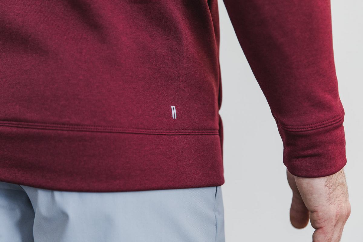 Nobull Performance Men's Hoodie Deep Red | Australia (VX1905)